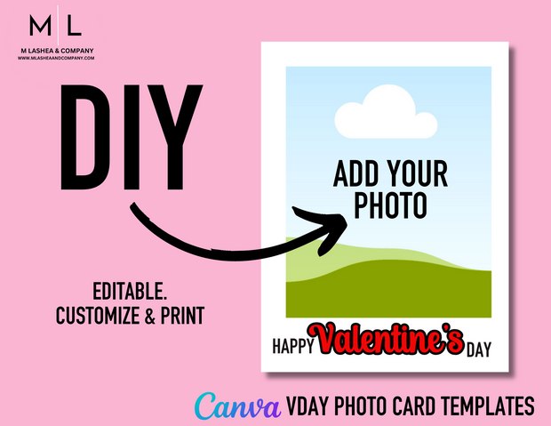 CANVA VDAY PHOTO CARD TEMPLATES