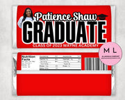 GRAD CHOCOLATE BAR CANVA TEMPLATE BUNDLE