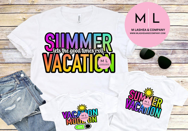 Summer Vacay PNG Bundle