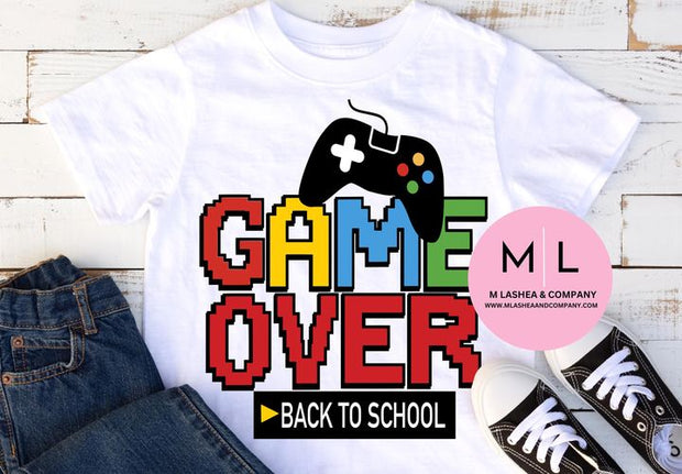 Game Over SVG + PNG