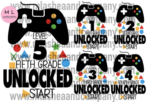 Gamer Grades SVG Bundle