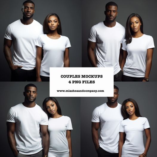 Couples Mock-Up (African American, Set of 4)