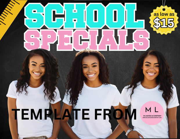 Back 2 School Canva Flyer Templates