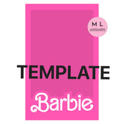 Barbie Canva Template