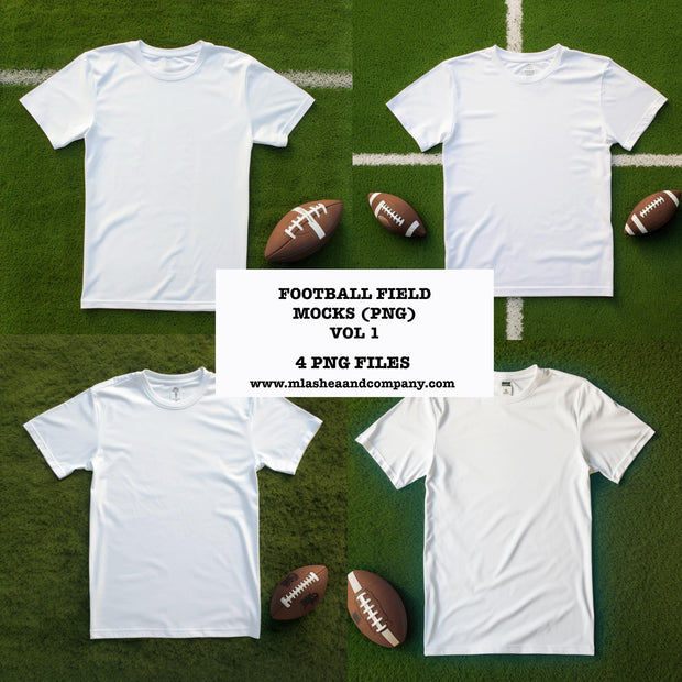 Football Field Mock-ups VOL 1 (Set of 4)