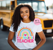 Rainbow School Teacher DTF Transfers