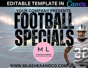 CANVA FOOTBALL SALES FLYER TEMPLATES