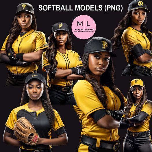 Softball Models (PNG)