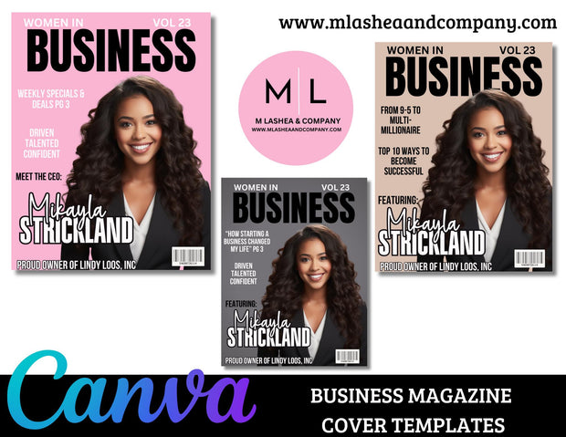 CANVA BUSINESS MAGAZINE TEMPLATES