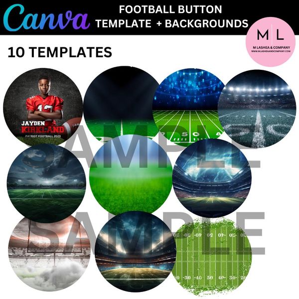 CANVA FOOTBALL BUTTON TEMPLATES