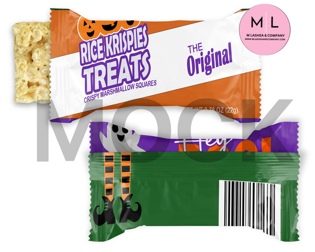 Halloween Rice Krispy Treat Templates