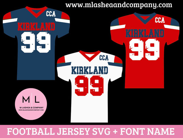 Football Jersey SVG Bundle