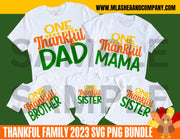 Thankful Family SVG-PNG Bundle