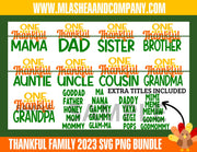 Thankful Family SVG-PNG Bundle