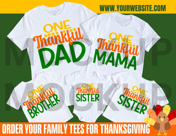 Thankful Family SVG-PNG Bundle