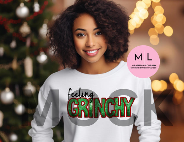 Merry Sequin Green & Red PNG Bundle