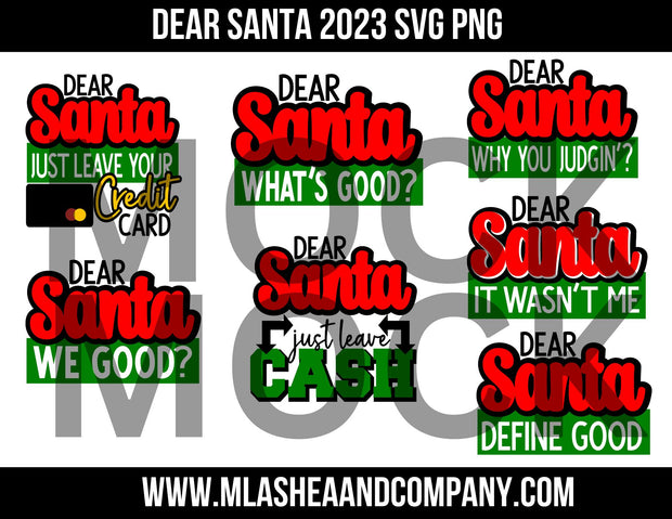 DEAR SANTA 2 SVG-PNG Bundle