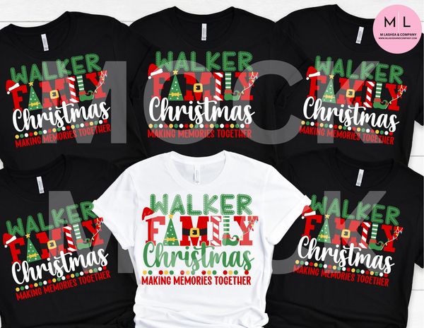 FAMILY CHRISTMAS SVG-PNG Bundle