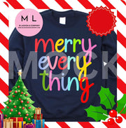 MERRY EVERYTHING SVG-PNG Bundle