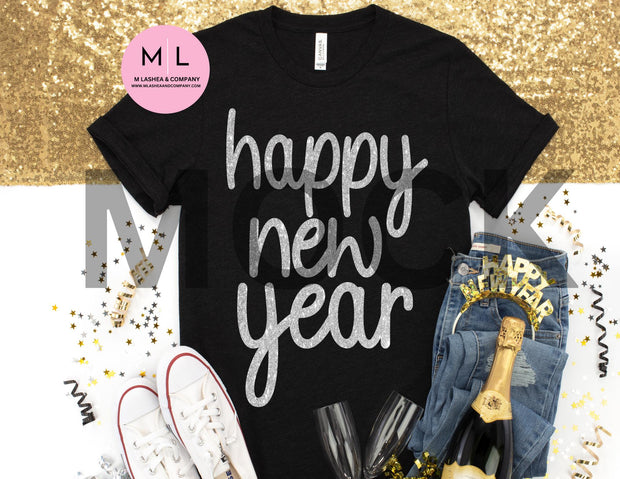 Happy New Year PNG Bundle + Bonus SVG