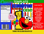 Elmo Complete Birthday Chip Bag Bundle