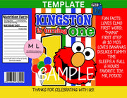 Elmo Complete Birthday Chip Bag Bundle