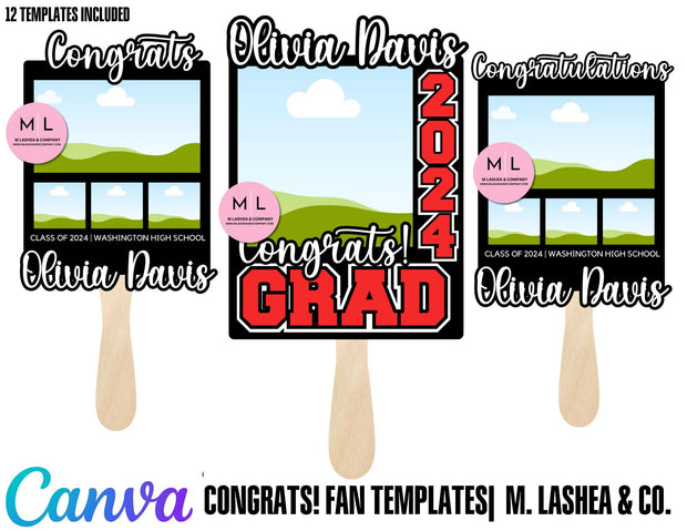 CONGRATS FAN TEMPLATES 2024