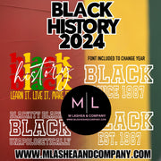 Black History 2024 SVG PNG BUNDLE