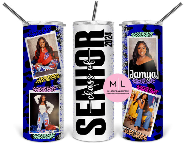 Senior Tumbler Templates (Canva + Photoshop) (36 variants)