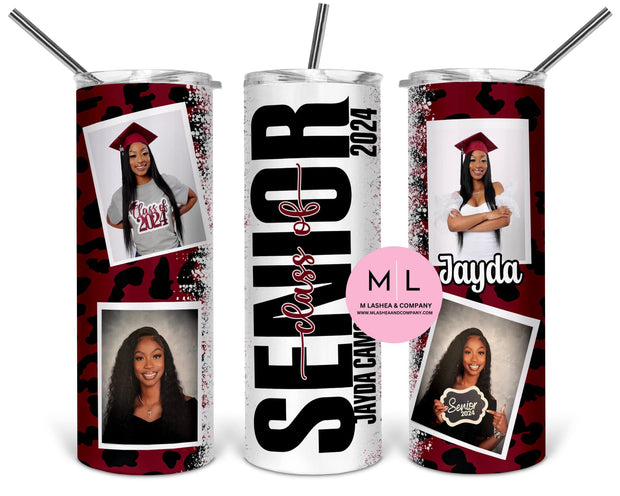 Senior Tumbler Templates (Canva + Photoshop) (36 variants)