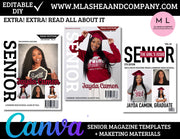 SENIOR MAGAZINE CANVA Templates + Marketing Materials