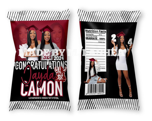 Canva Grad Chip Bag Template Bundle