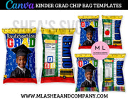 Canva Kinder Grad Chip Bag Template Bundle