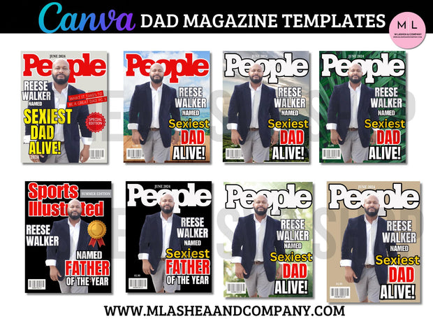 CANVA Dad Magazine Templates