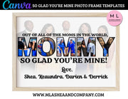 CANVA So Glad You’re Mine Photo Frame Templates