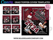 CANVA Grad Cap Topper Templates