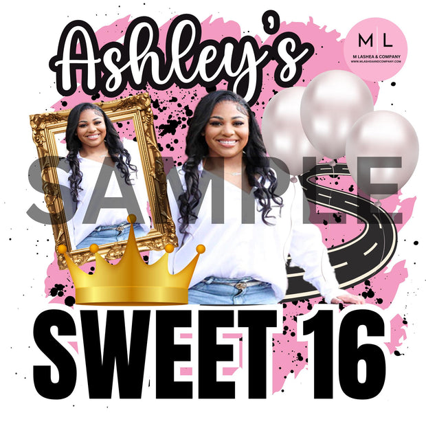 CANVA Sweet 16 Designs (Templates)