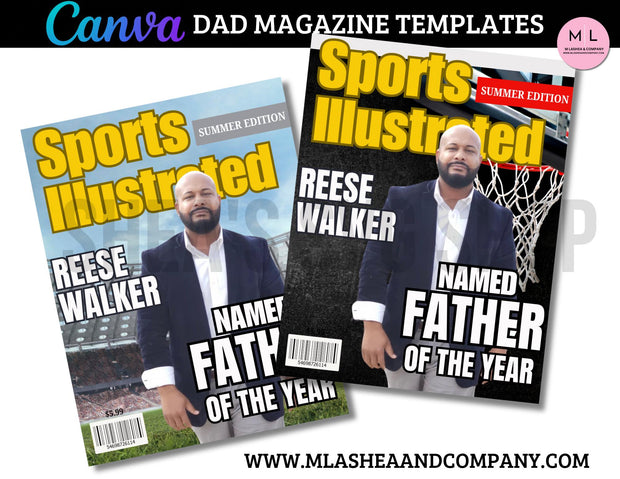 CANVA Dad Magazine Templates