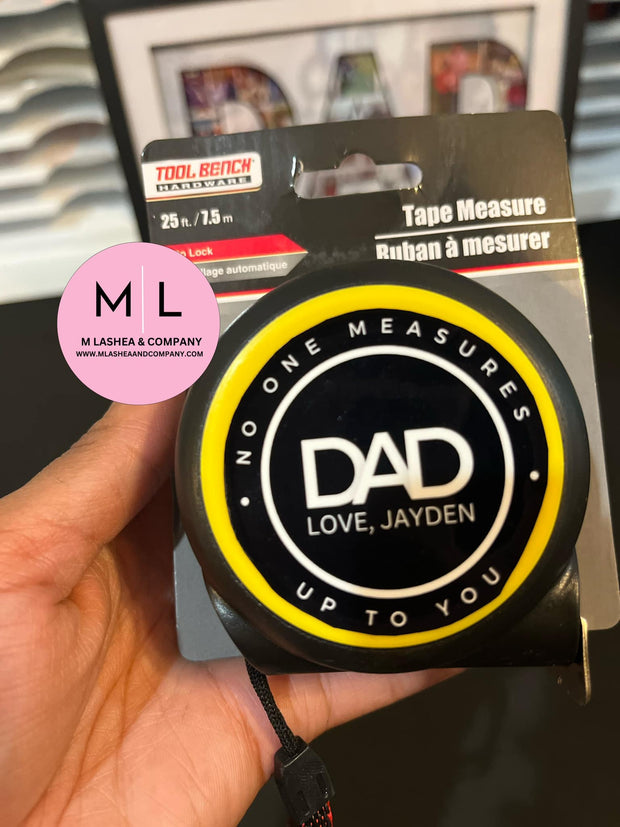 CANVA Dad Tape Measure Label Templates