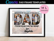 CANVA Dad Frame Templates