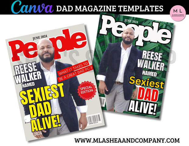 CANVA Dad Magazine Templates