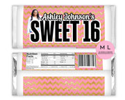 CANVA Sweet 16 Chocolate Bar Templates