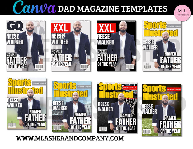 CANVA Dad Magazine Templates