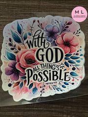 UV DECALS - Christian Collection (Set of 3)