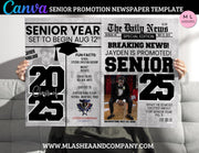 CANVA Full Senior Promotion Newspaper Template