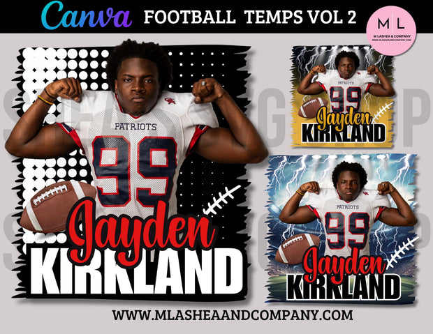 Canva Football Temps Vol 2