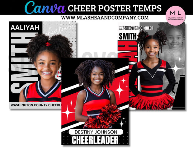 Canva Cheer Poster Temps