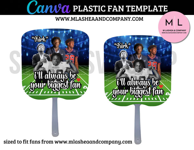 CANVA Biggest Fan Plastic Fan Template