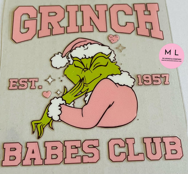 UV DECALS- Grinch Collection (Set of 3)