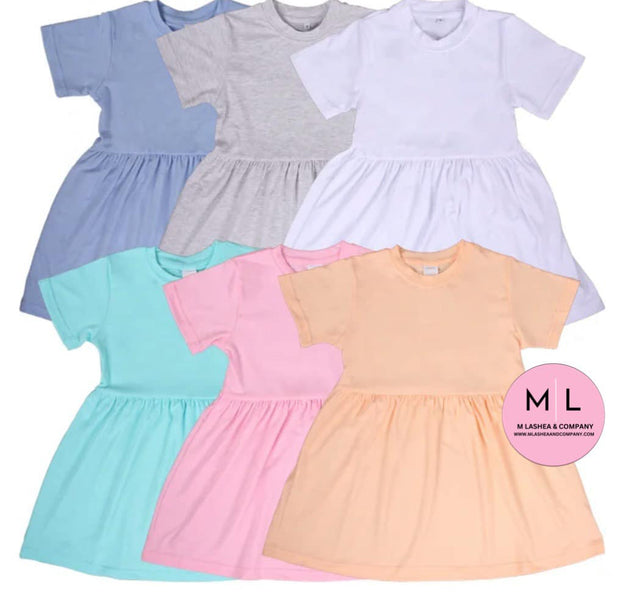 Little Girl’s Short Sleeve Dress